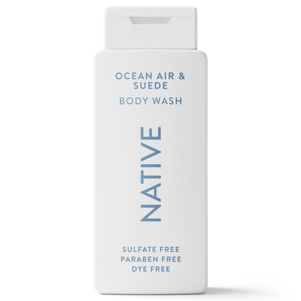 Native Body Wash Ocean Air & Suede - 18fl oz