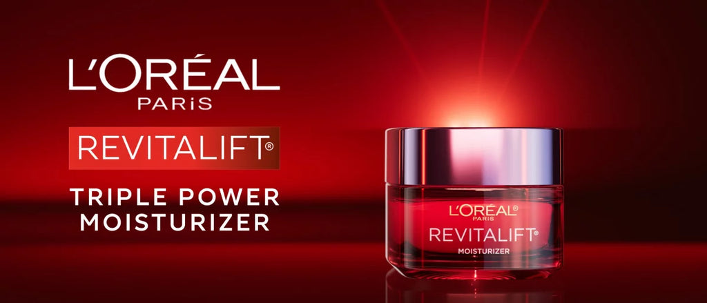L'Oreal Paris Revitalift Triple Power Fragrance Free Anti-Aging Face Moisturizer - 1.7oz