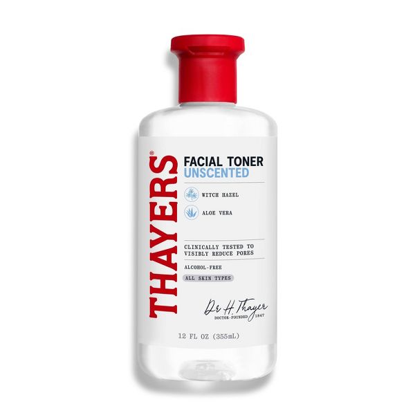 Thayers Natural Remedies Witch Hazel Alcohol Free Unscented Toner - 12 fl oz