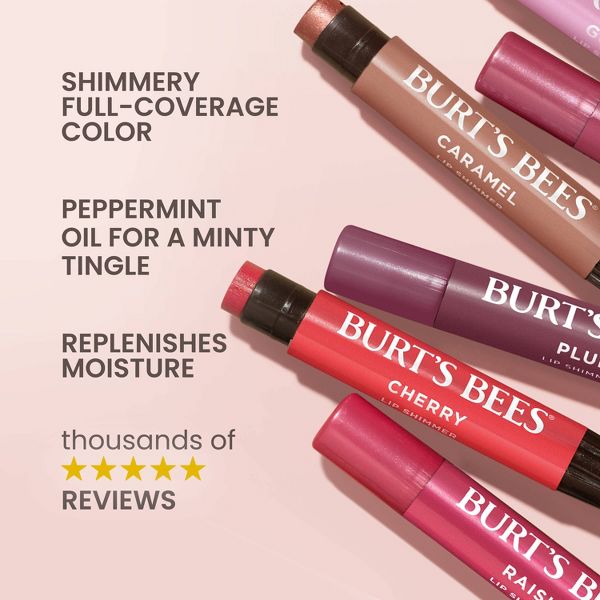 Burt's Bees Lip Shimmer - Fig - 0.09oz​