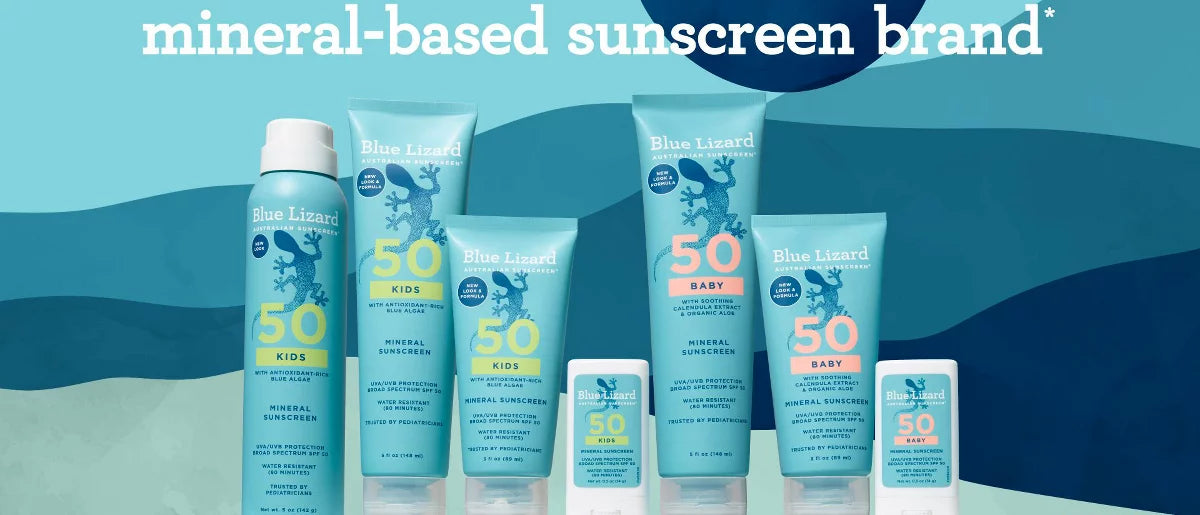 Blue Lizard Kids' Mineral Sunscreen Stick for Face and Body - SPF 50+ - 0.5 oz